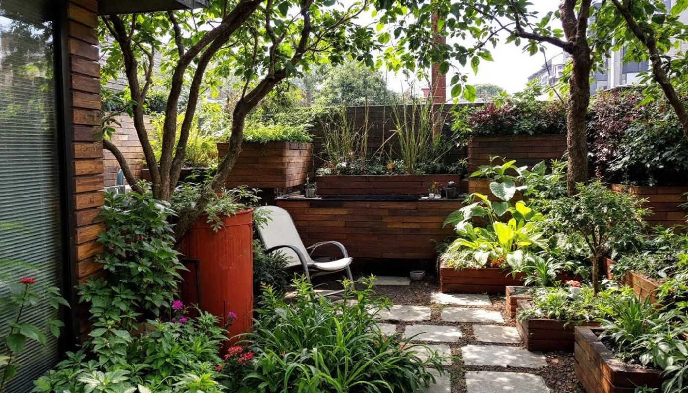 Maximiser l'espace dans de petits jardins pour des constructions écologiques